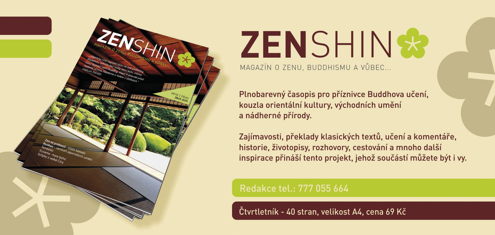 leták zenshin promo